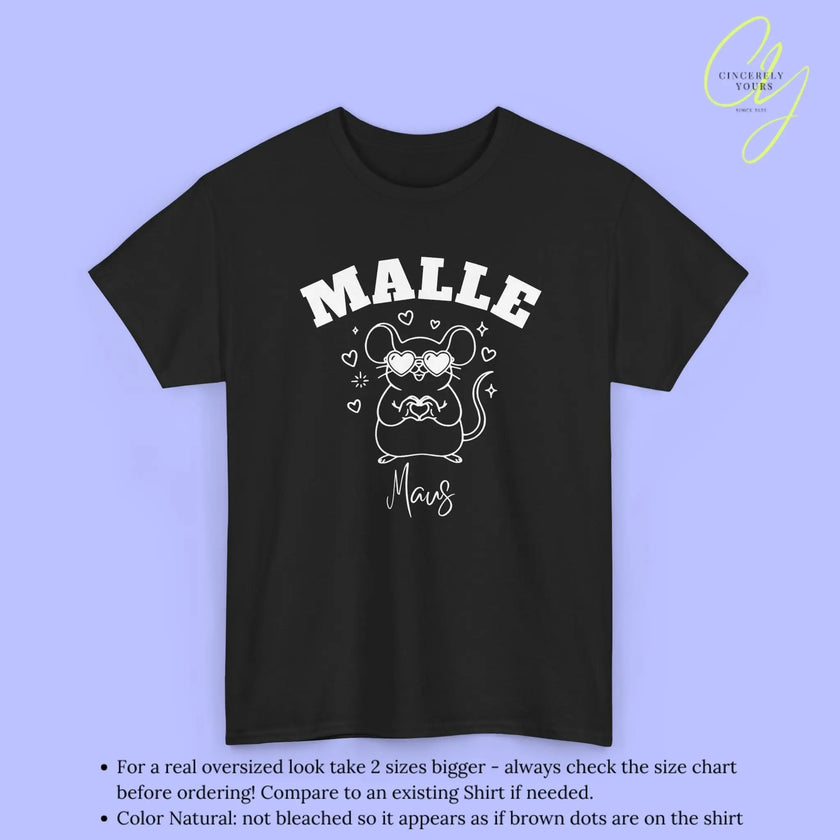 Malle Party Shirt — Malle Liebe Party Maus Herz - Cincerely Yours