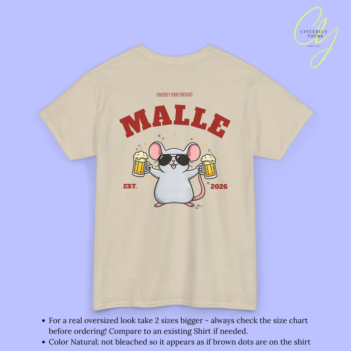 Malle Party Shirt — Party Maus Bierkrug (Customizable) - Cincerely Yours