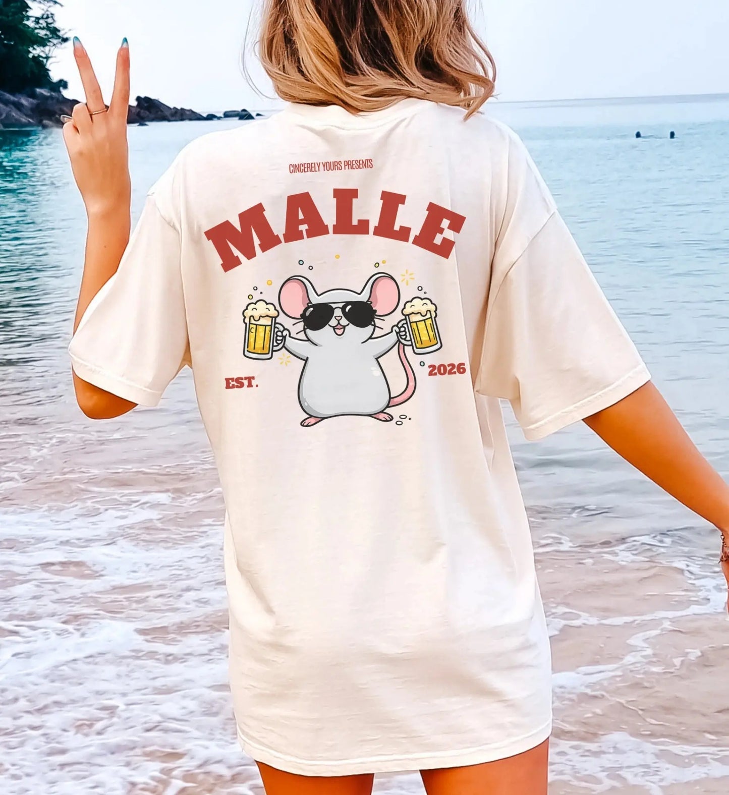 Malle Party Shirt — Party Maus Bierkrug (Customizable) - Cincerely Yours