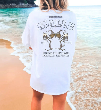Malle Party Shirt — Party Maus Bierkrug zum saufen da (Customizable) - Cincerely Yours