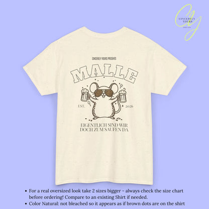 Malle Party Shirt — Party Maus Bierkrug zum saufen da (Customizable) - Cincerely Yours