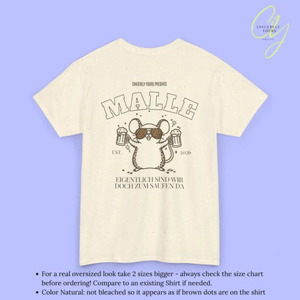 Malle Party Shirt — Party Maus Bierkrug zum saufen da (Customizable) - Cincerely Yours