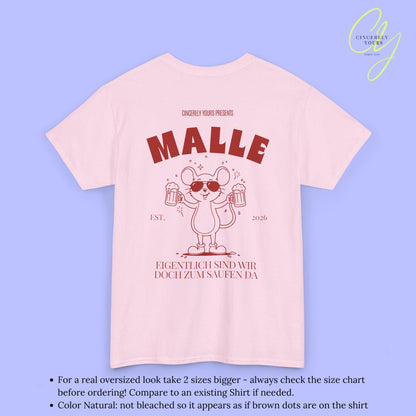 Malle Party Shirt — Party Maus Bierkrug zum saufen da (Customizable) - Cincerely Yours