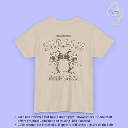Malle Party Shirt — Party Maus Bierkrug zum saufen da (Customizable) - Cincerely Yours