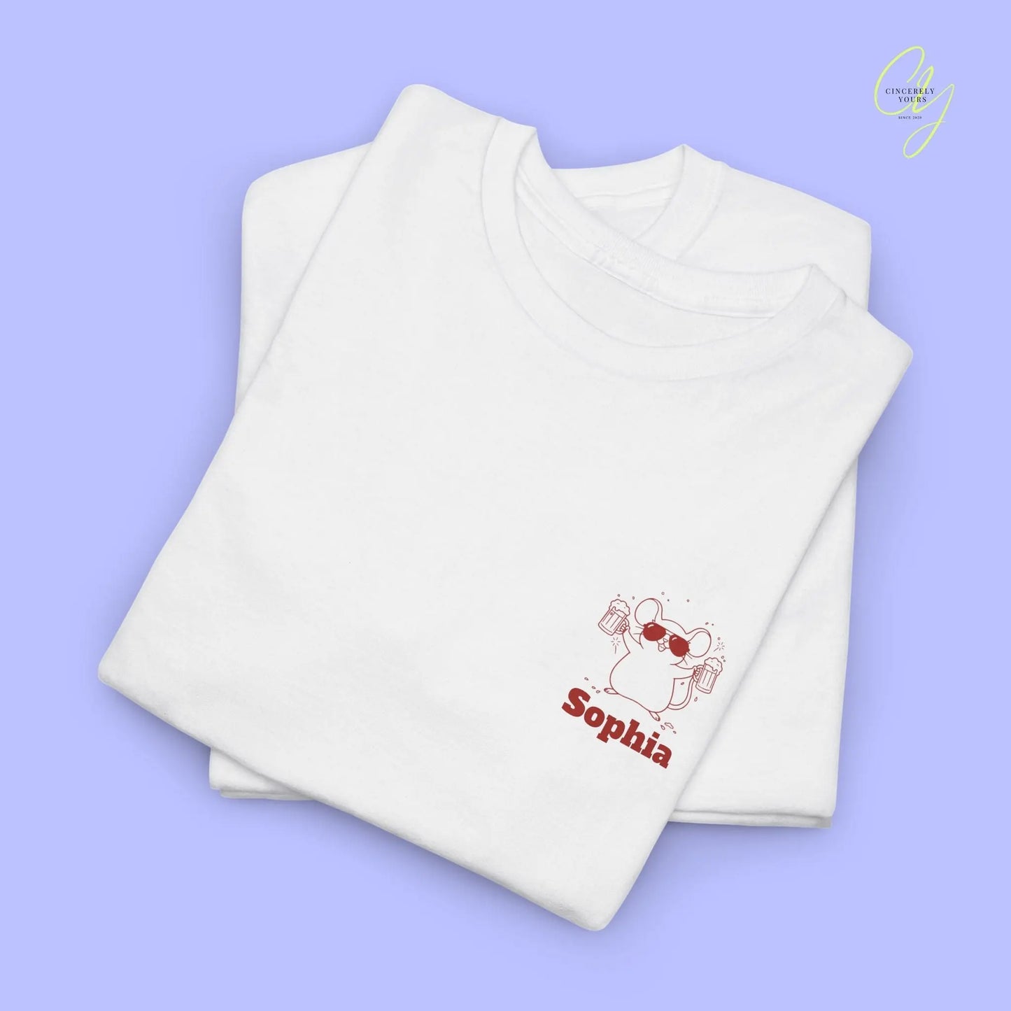 Malle Party Shirt — Party Maus Bierkrug zum saufen da (Customizable) - Cincerely Yours