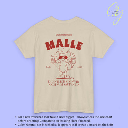Malle Party Shirt — Party Maus Bierkrug zum saufen da (Customizable) - Cincerely Yours