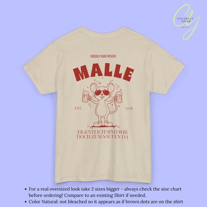 Malle Party Shirt — Party Maus Bierkrug zum saufen da (Customizable) - Cincerely Yours