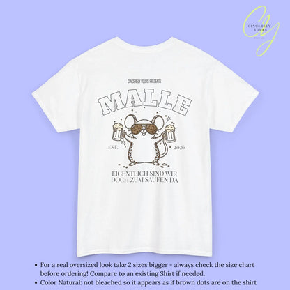 Malle Party Shirt — Party Maus Bierkrug zum saufen da (Customizable) - Cincerely Yours