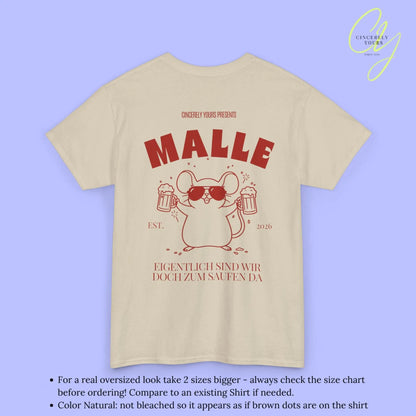 Malle Party Shirt — Party Maus Bierkrug zum saufen da (Customizable) - Cincerely Yours