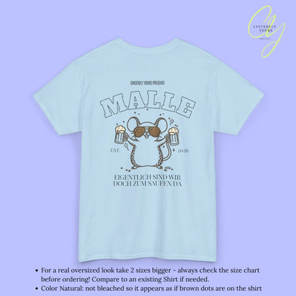 Malle Party Shirt — Party Maus Bierkrug zum saufen da (Customizable) - Cincerely Yours