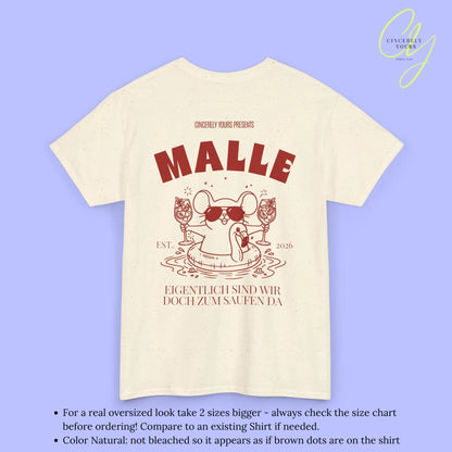 Malle Party Shirt — Party Maus Orange Spritz Flamingo zum saufen da (Customizable) - Cincerely Yours
