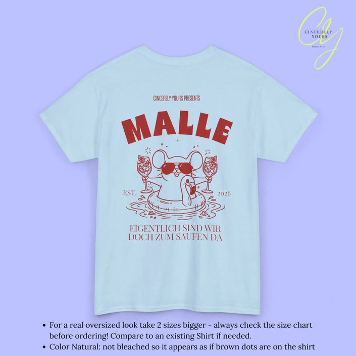 Malle Party Shirt — Party Maus Orange Spritz Flamingo zum saufen da (Customizable) - Cincerely Yours