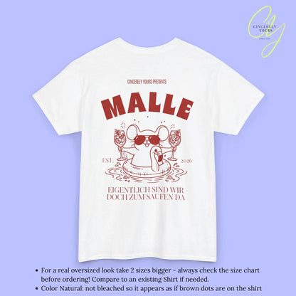 Malle Party Shirt — Party Maus Orange Spritz Flamingo zum saufen da (Customizable) - Cincerely Yours