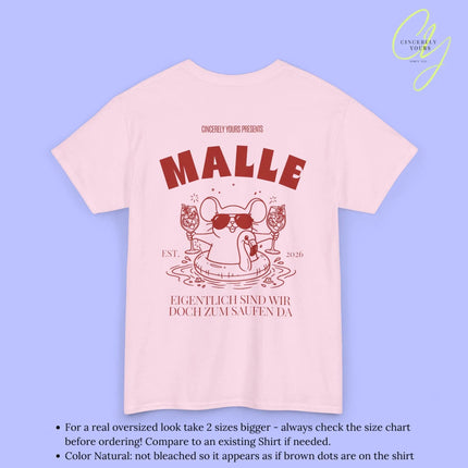 Malle Party Shirt — Party Maus Orange Spritz Flamingo zum saufen da (Customizable) - Cincerely Yours