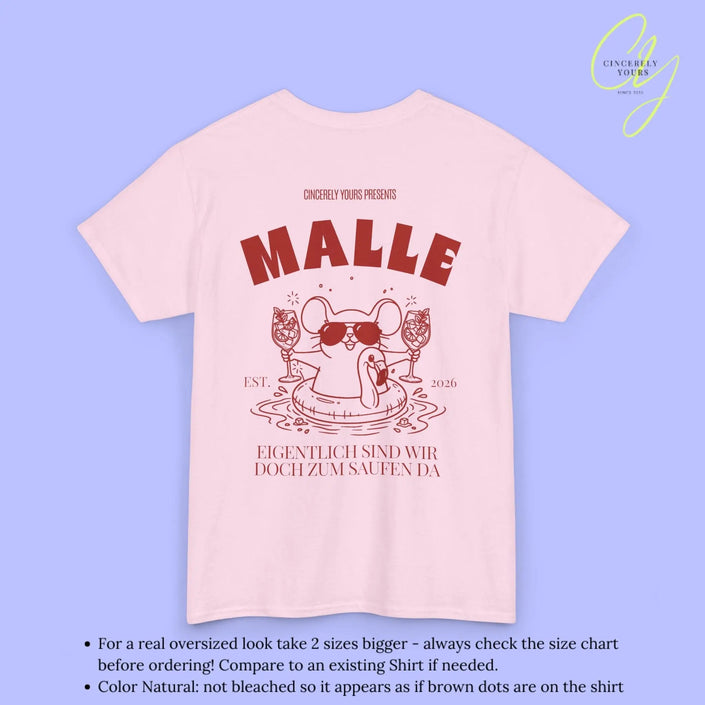 Malle Party Shirt — Party Maus Orange Spritz Flamingo zum saufen da (Customizable) - Cincerely Yours