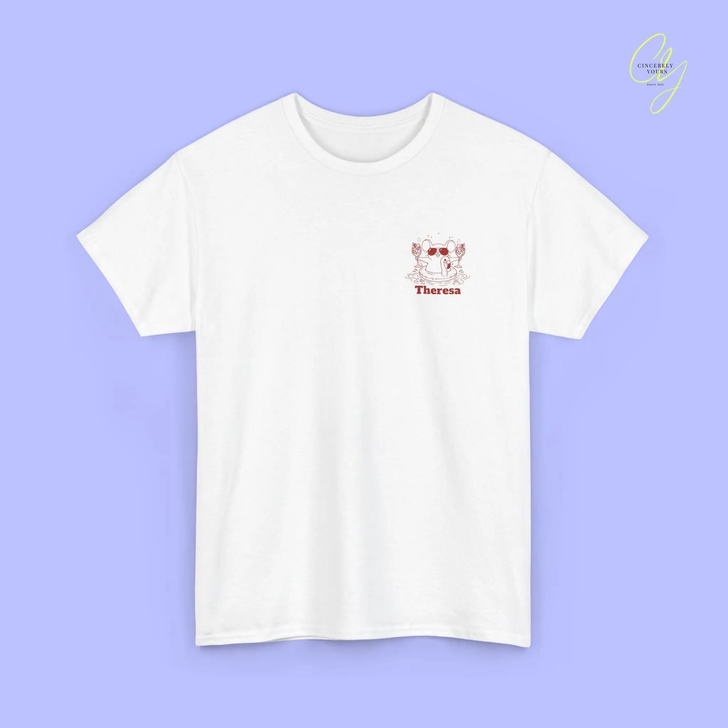 Malle Party Shirt — Party Maus Orange Spritz Flamingo zum saufen da (Customizable) - Cincerely Yours