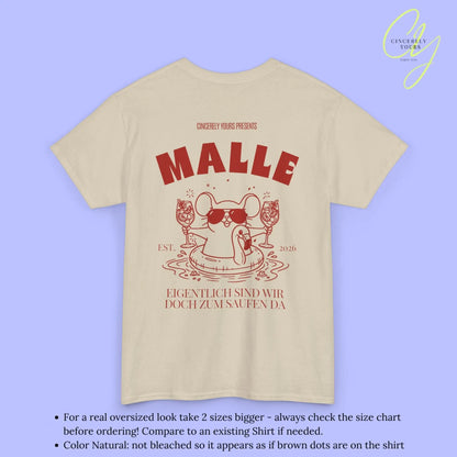 Malle Party Shirt — Party Maus Orange Spritz Flamingo zum saufen da (Customizable) - Cincerely Yours