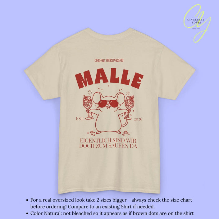 Malle Party Shirt — Party Maus Orange Spritz zum saufen da (Customizable) - Cincerely Yours