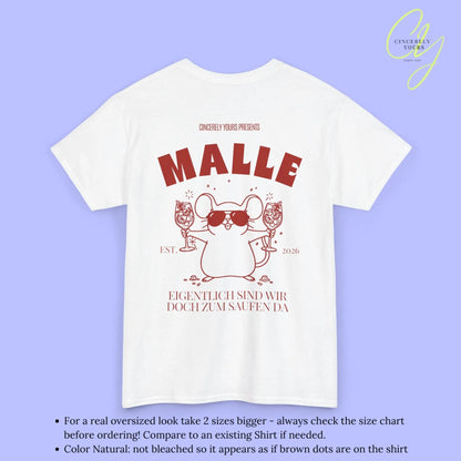 Malle Party Shirt — Party Maus Orange Spritz zum saufen da (Customizable) - Cincerely Yours