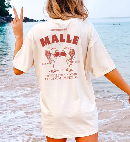 Malle Party Shirt — Party Maus Orange Spritz zum saufen da (Customizable) - Cincerely Yours