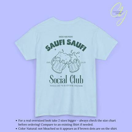 Malle Party Shirt — Saufi Saufi Social Club Bierkrüge (Customizable) - Cincerely Yours