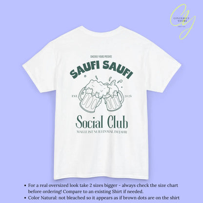 Malle Party Shirt — Saufi Saufi Social Club Bierkrüge (Customizable) - Cincerely Yours