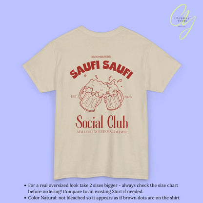 Malle Party Shirt — Saufi Saufi Social Club Bierkrüge (Customizable) - Cincerely Yours