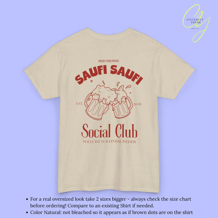 Malle Party Shirt — Saufi Saufi Social Club Bierkrüge (Customizable) - Cincerely Yours