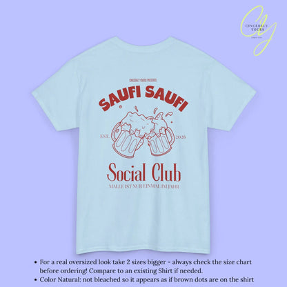 Malle Party Shirt — Saufi Saufi Social Club Bierkrüge (Customizable) - Cincerely Yours