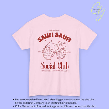 Malle Party Shirt — Saufi Saufi Social Club Bierkrüge (Customizable) - Cincerely Yours