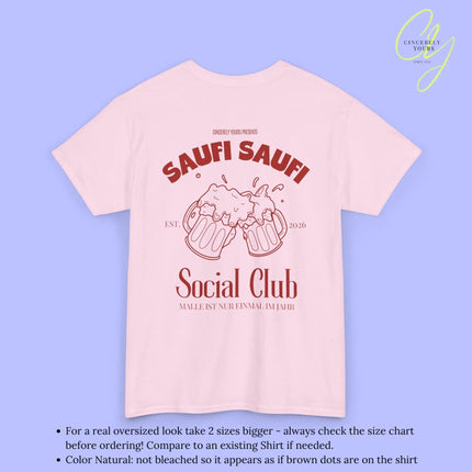Malle Party Shirt — Saufi Saufi Social Club Bierkrüge (Customizable) - Cincerely Yours