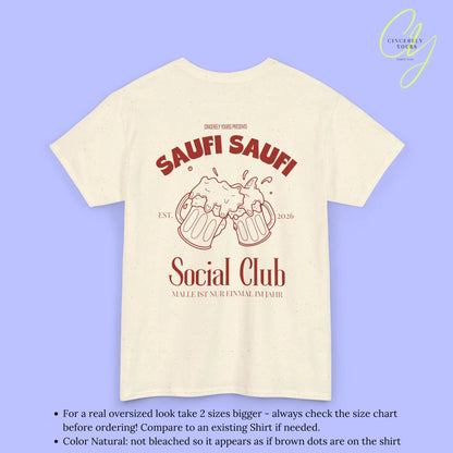 Malle Party Shirt — Saufi Saufi Social Club Bierkrüge (Customizable) - Cincerely Yours