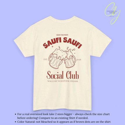 Malle Party Shirt — Saufi Saufi Social Club Bierkrüge (Customizable) - Cincerely Yours