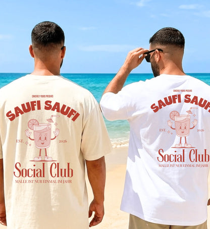 Malle Party Shirt — Saufi Saufi Social Club (Customizable) - Cincerely Yours