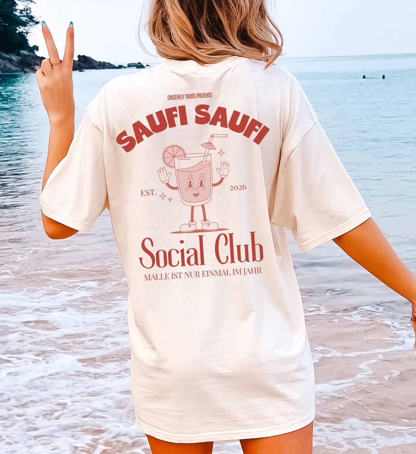 Malle Party Shirt — Saufi Saufi Social Club (Customizable) - Cincerely Yours
