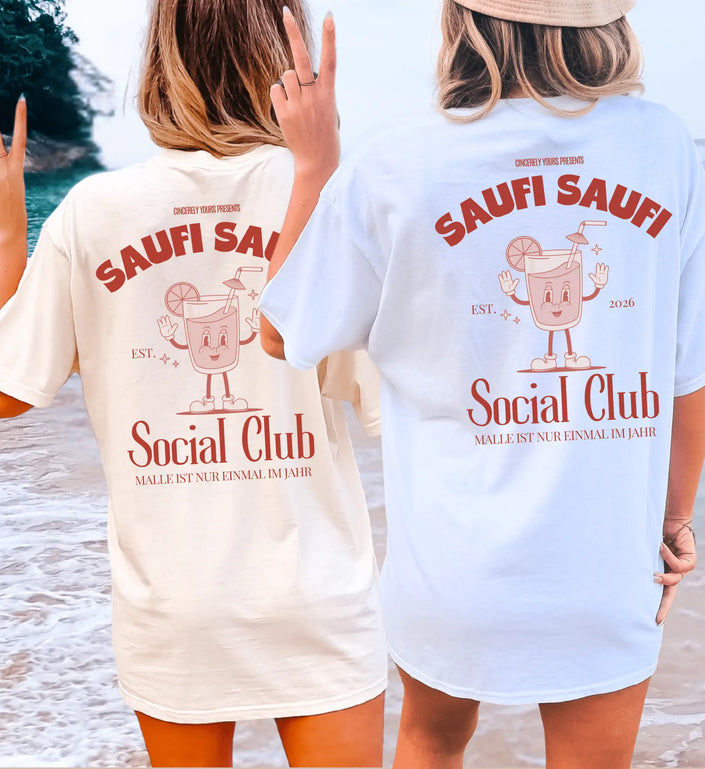 Malle Party Shirt — Saufi Saufi Social Club (Customizable) - Cincerely Yours