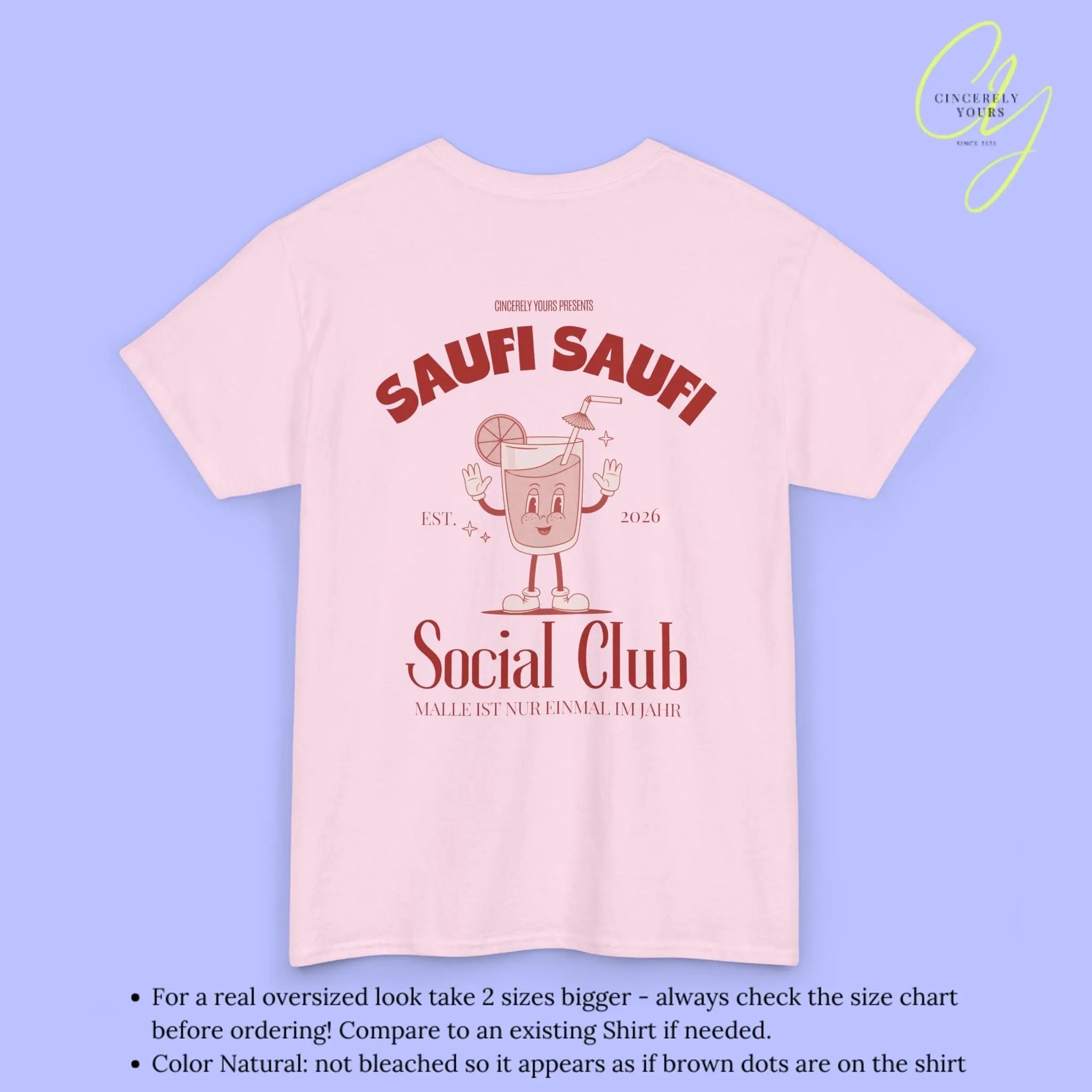 Malle Party Shirt — Saufi Saufi Social Club (Customizable) - Cincerely Yours