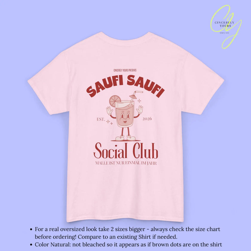 Malle Party Shirt — Saufi Saufi Social Club (Customizable) - Cincerely Yours
