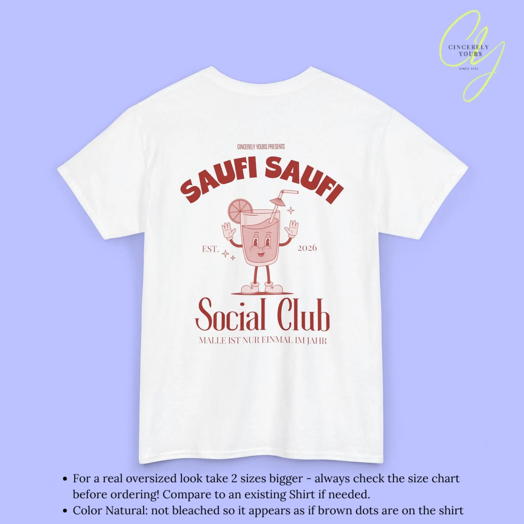 Malle Party Shirt — Saufi Saufi Social Club (Customizable) - Cincerely Yours