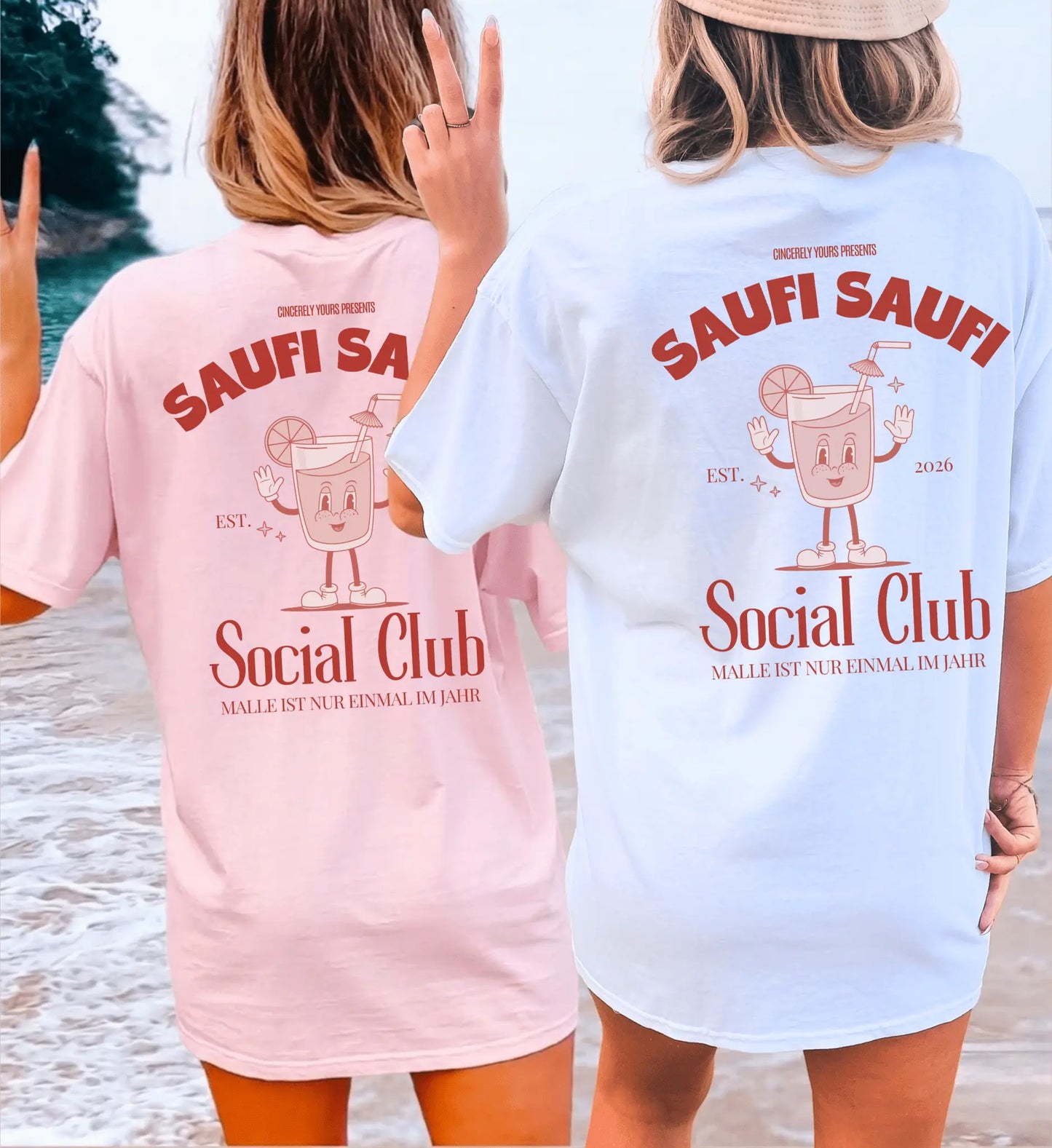 Malle Party Shirt — Saufi Saufi Social Club (Customizable) - Cincerely Yours