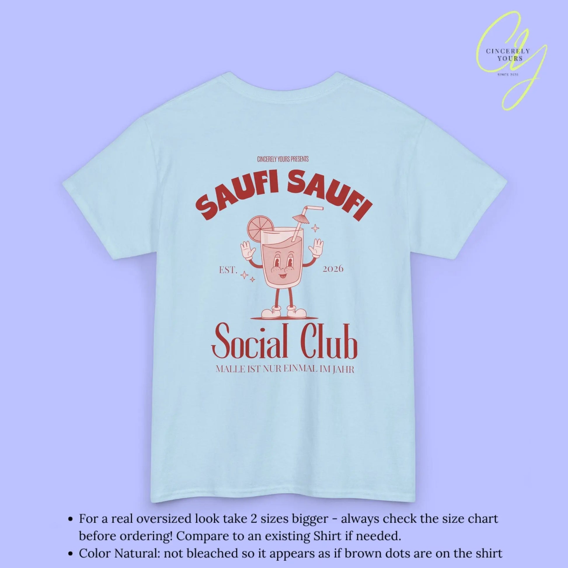 Malle Party Shirt — Saufi Saufi Social Club (Customizable) - Cincerely Yours