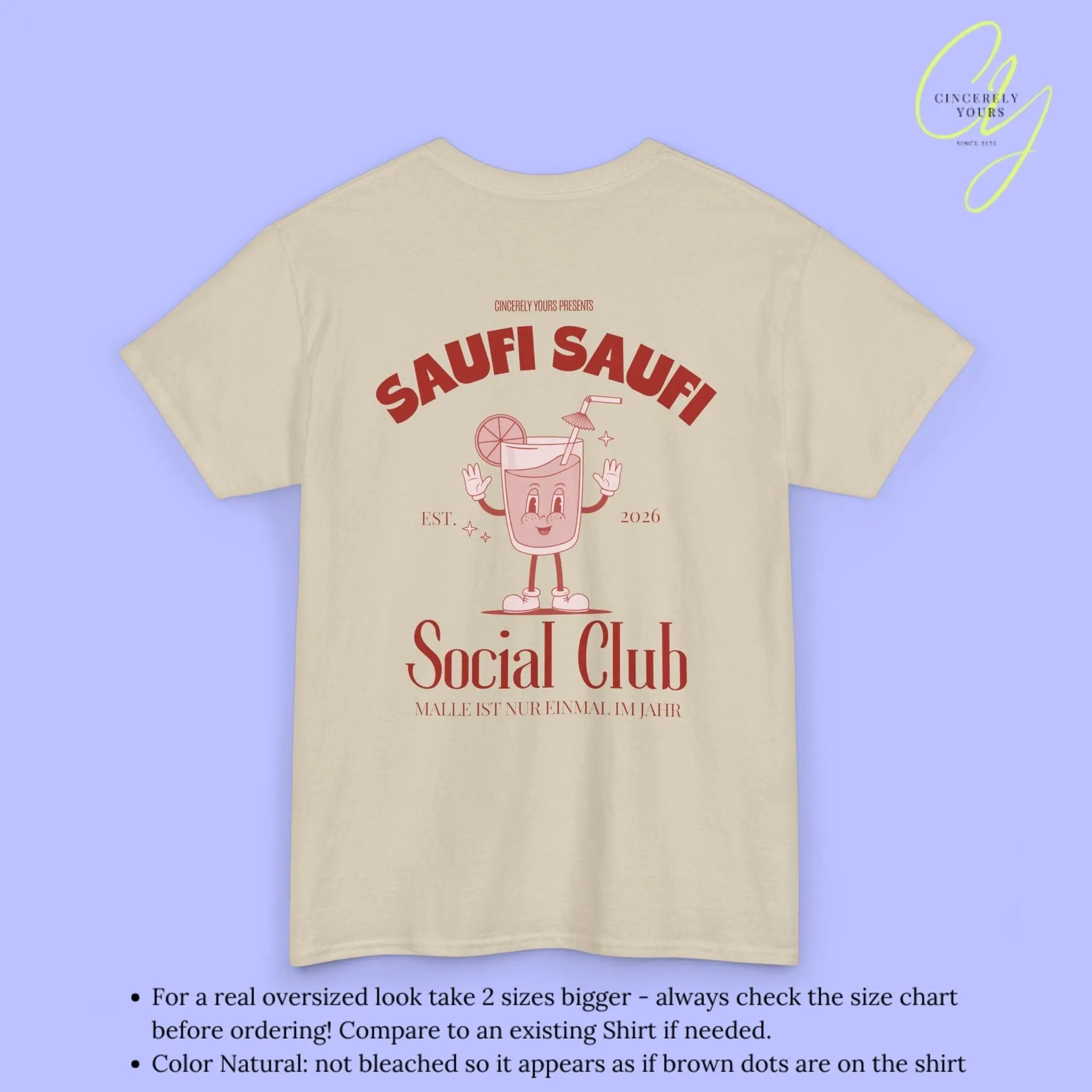 Malle Party Shirt — Saufi Saufi Social Club (Customizable) - Cincerely Yours
