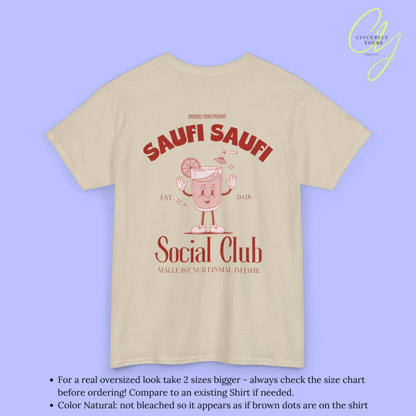 Malle Party Shirt — Saufi Saufi Social Club (Customizable) - Cincerely Yours