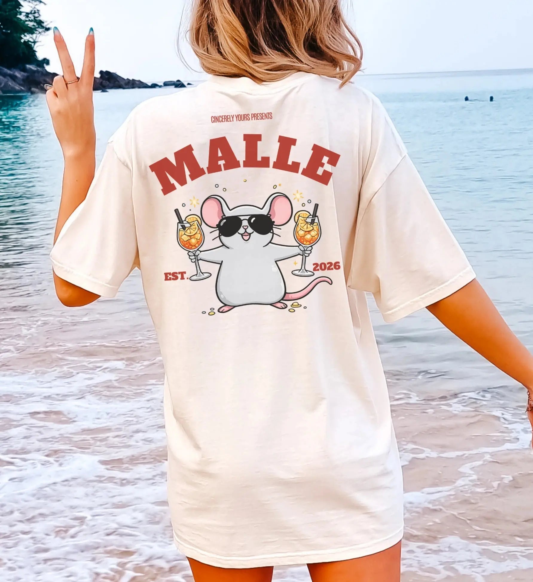 Malle Party Shirt — Spritz Shirt Maus (Customizable) - Cincerely Yours