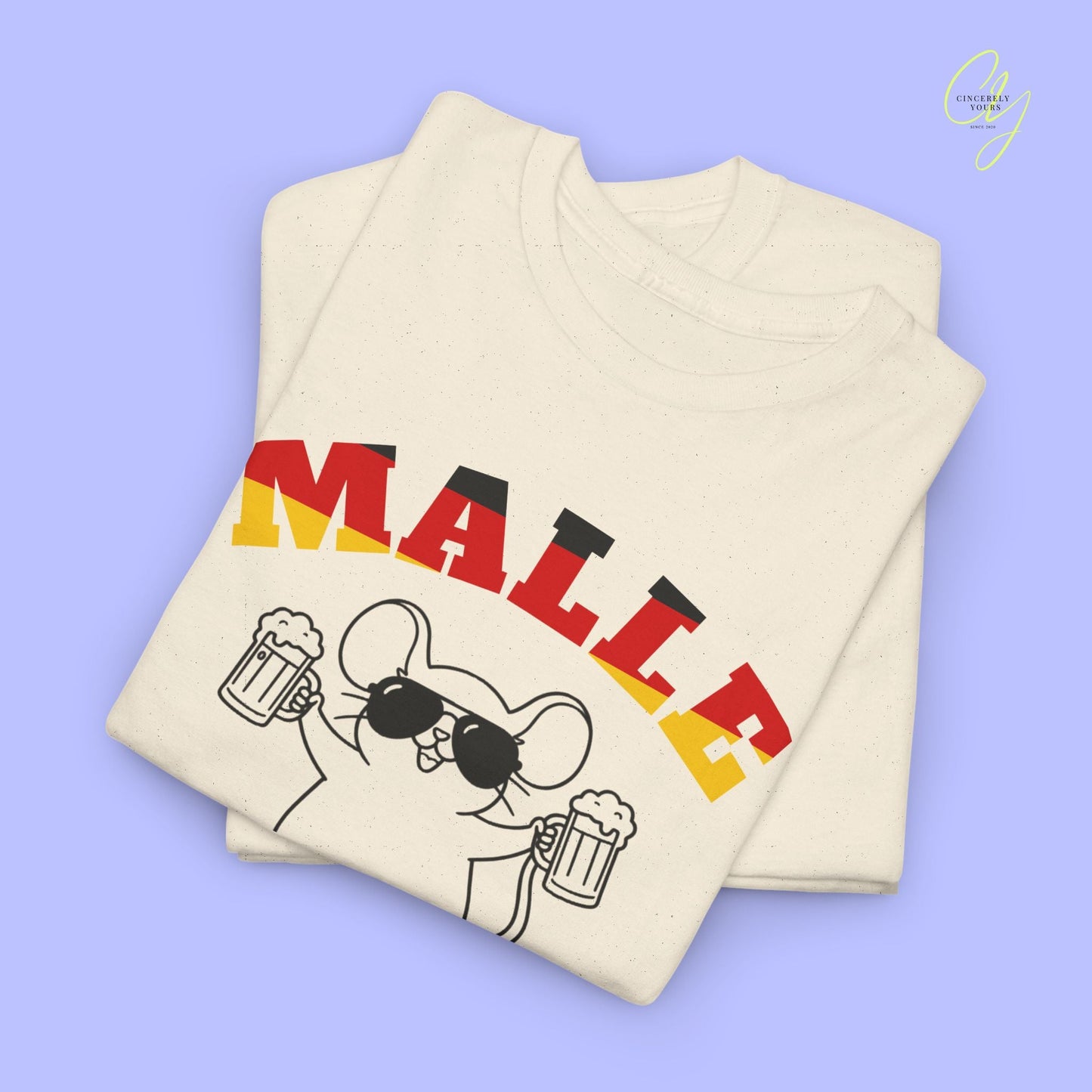 Malle WM Deutschland Shirt — Malle Party Maus Bierkrug - Cincerely Yours