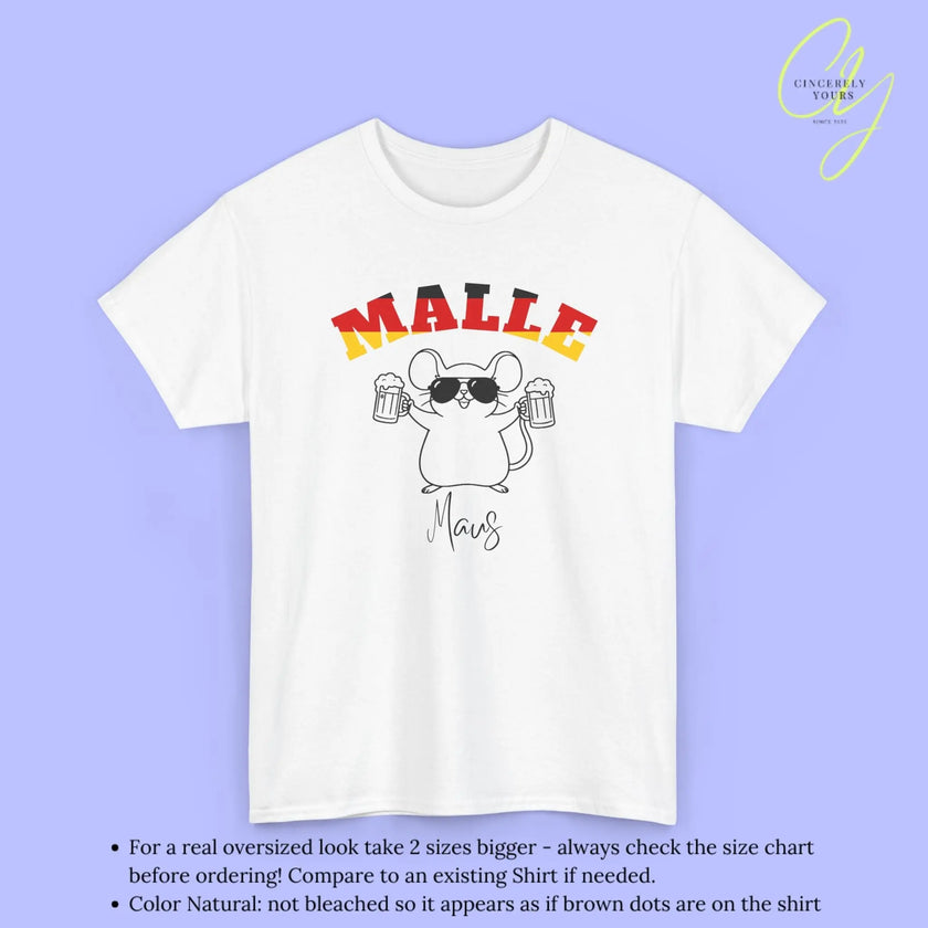 Malle WM Deutschland Shirt — Malle Party Maus Bierkrug - Cincerely Yours