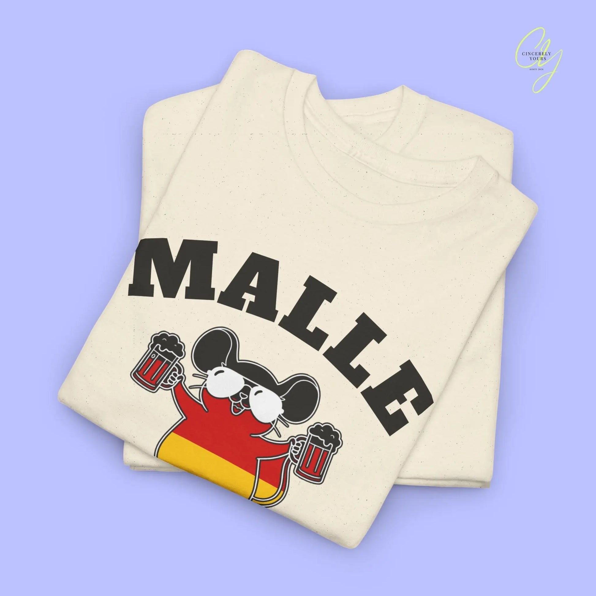 Malle WM Deutschland Shirt — Malle Party Maus Bierkrug - Cincerely Yours