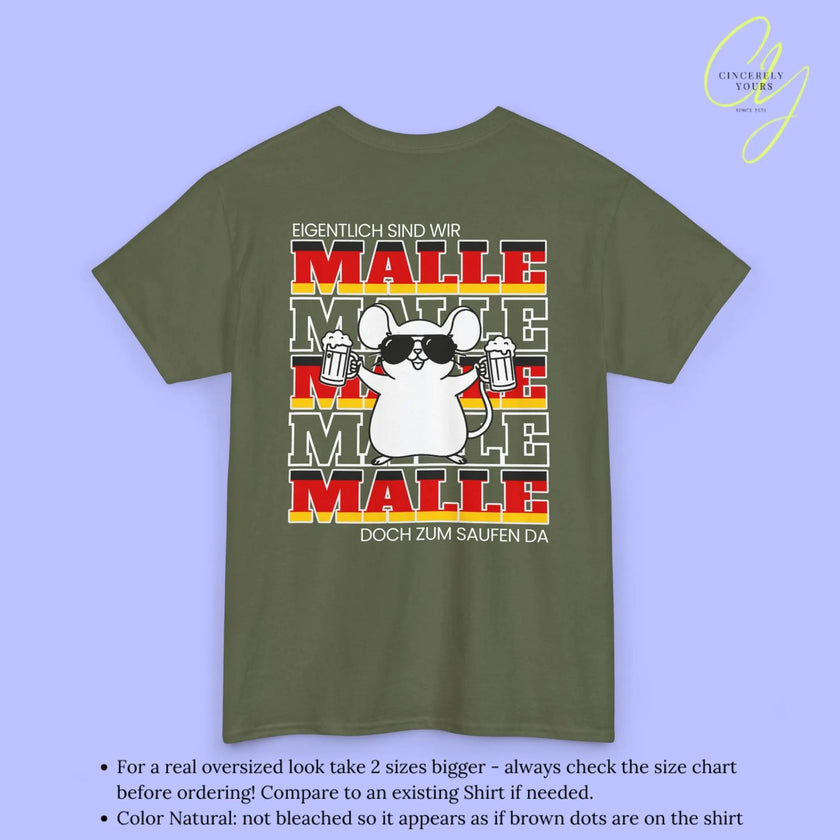 Malle WM Deutschland Shirt — Party Maus Bierkrug - Cincerely Yours