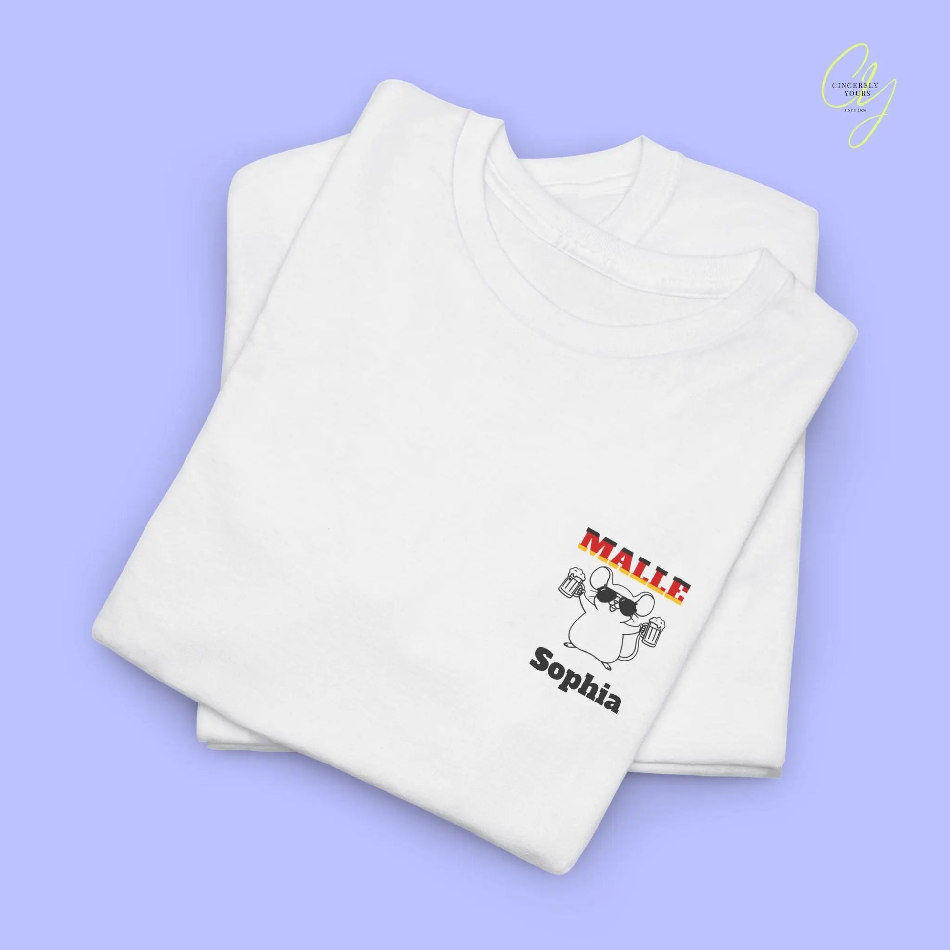 Malle WM Deutschland Shirt — Party Maus Bierkrug - Cincerely Yours