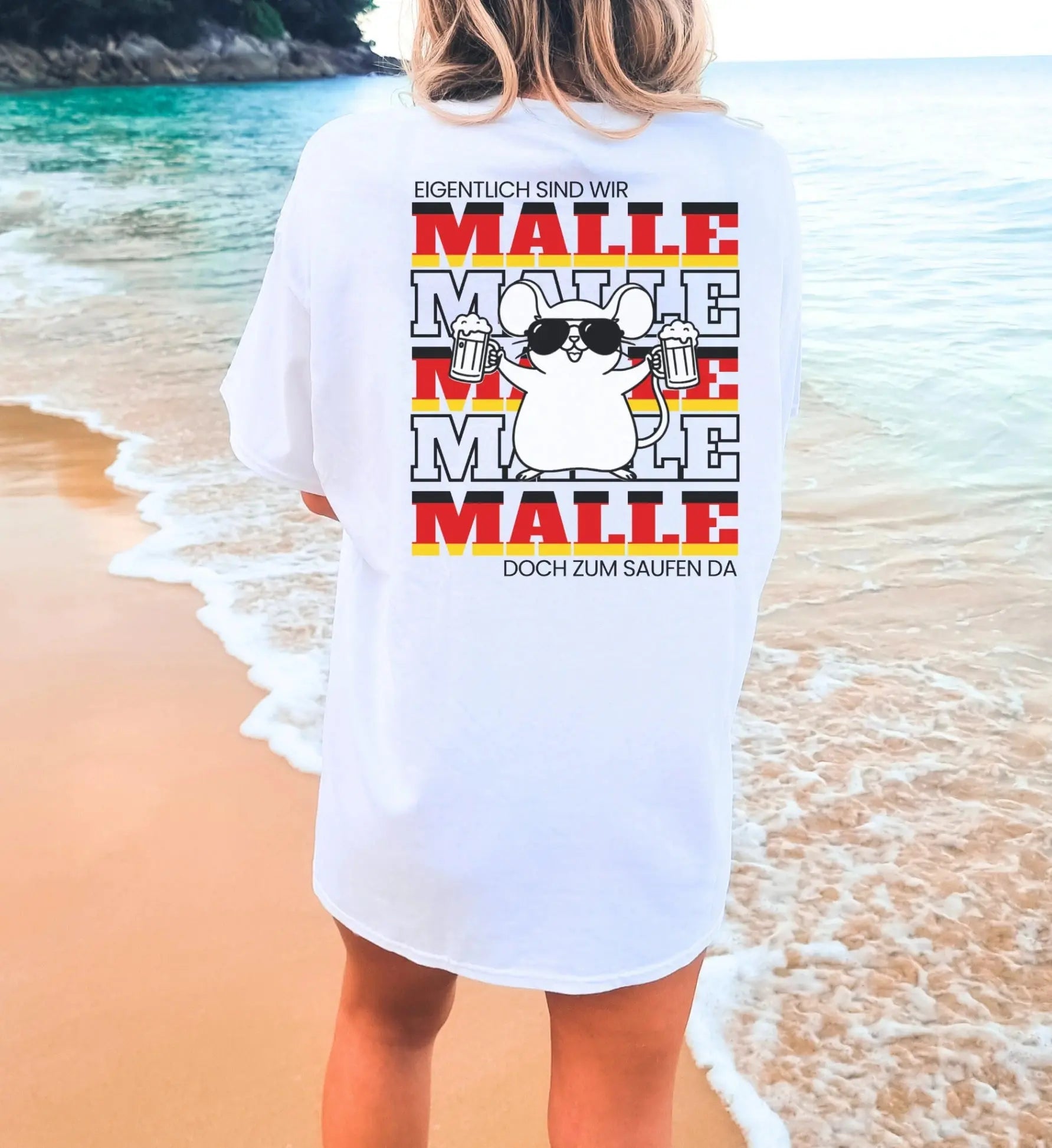 Malle WM Deutschland Shirt — Party Maus Bierkrug - Cincerely Yours